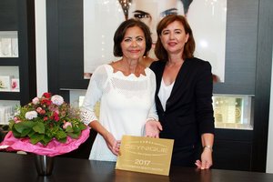 5 Sterne Auszeichnung fuer TrendKosmetik Speyer, Petra Spiess 2017